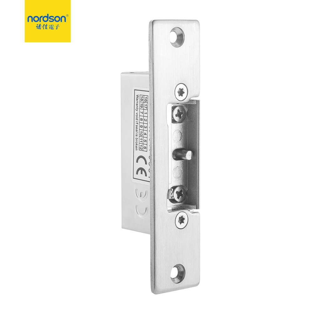 Narrow Long type European standard Adjustable Electric Strike lock