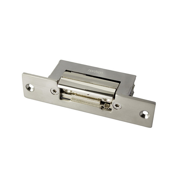 12V Secure European Narrow Door Electric Strike Plate Lock