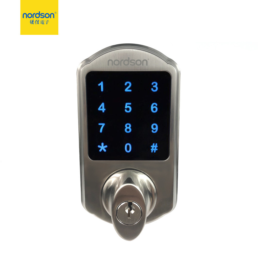 Password lock office door rifd card cylinder smart door lock