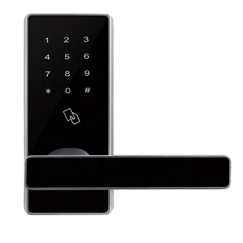 Single latch RFID password electronic smart card door lock hotel for home office