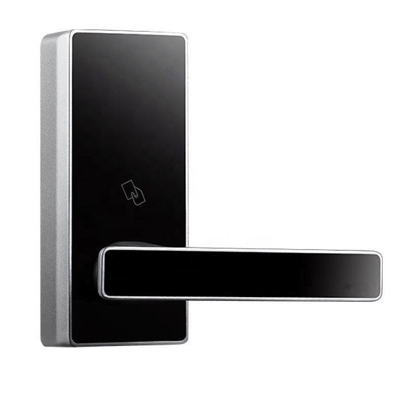 Single latch RFID password electronic smart card door lock hotel for home office