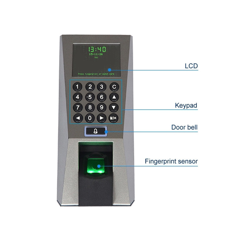 Access controller Biometric Machine Fingerprint Time Attendance Recording with RFID Card Reader