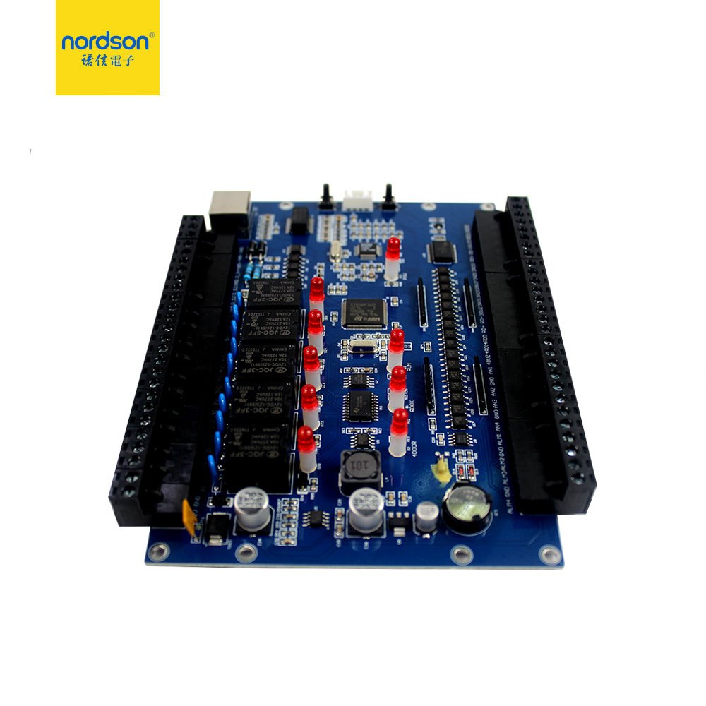 Software control TCP/IP net wiegand rfid elevator access control system board with more door control