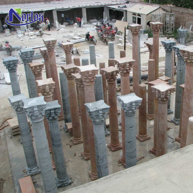 Classical factory direct price high quality house wedding pillar stone roman column for decoration