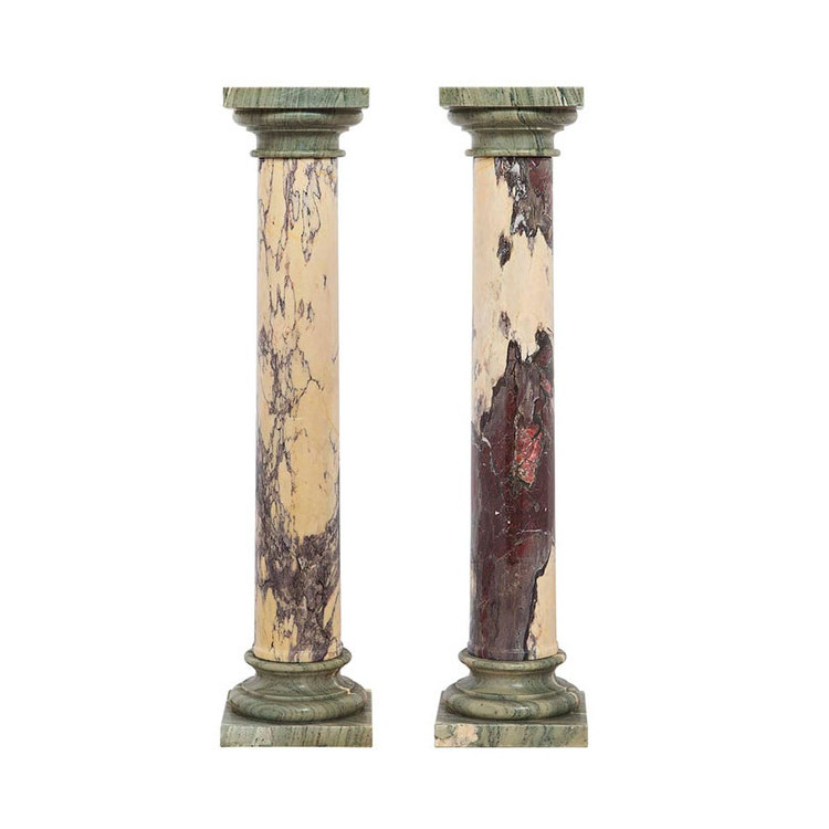 Decorative Antique Stone pedestal Roman Column Marble Garden Gate wedding pillars Prices For Sale wedding dome roman pillar