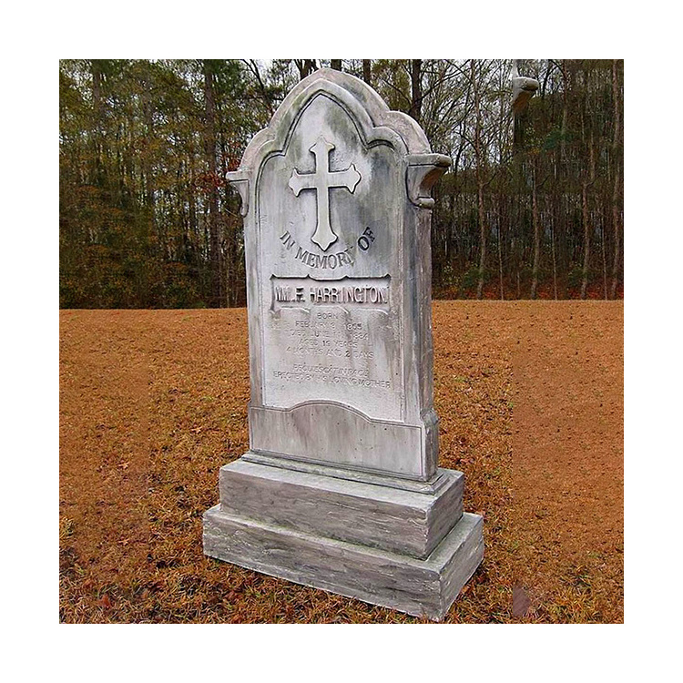 Custom Design Hand Carved Simple Granite Marble Headstones