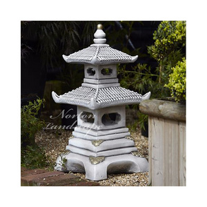 China supplier stone carving new product marble stone Japanese pagoda lantern for outdoor garden