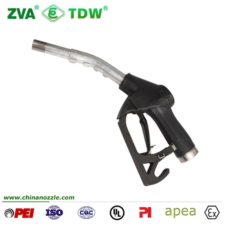 Gas station portable gasoline fuel dispenser ZVA DN16  fuel nozzle gun 1'' or 3/4'' for petrol station equipment