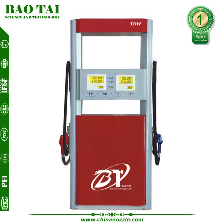 All in one  dispensing pump machine petrol fuel dispenser with pump flowmeter automatic nozzle gun for gas station