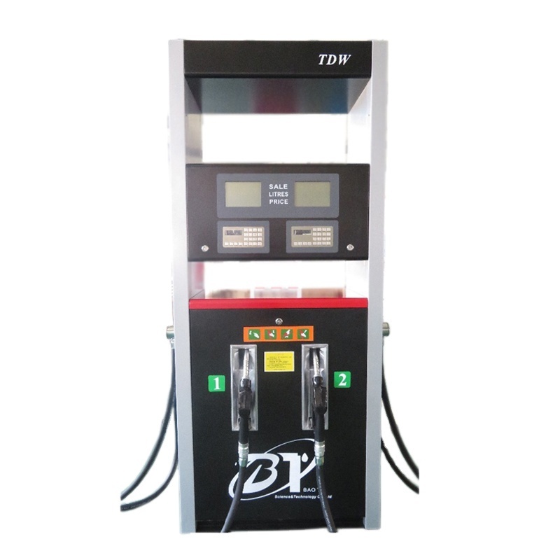 All in one  dispensing pump machine petrol fuel dispenser with pump flowmeter automatic nozzle gun for gas station