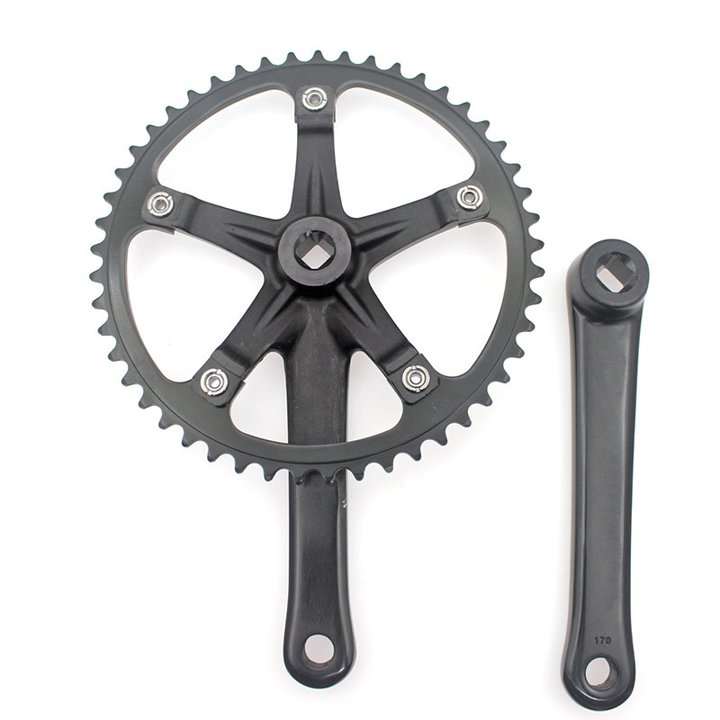 All alloy forged single speed fixed gear bicycle sprocket bicycle fixed crank set CRANKSET - FIXIE 46T