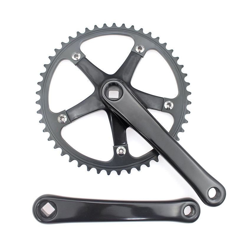 All alloy forged single speed fixed gear bicycle sprocket bicycle fixed crank set CRANKSET - FIXIE 46T