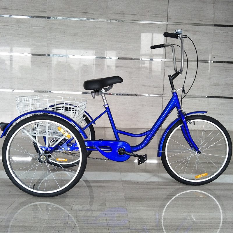 three wheels adult tricycle/cargo tricycle trike with rear basket/tricycle cargo bicycle bike Model GW7001