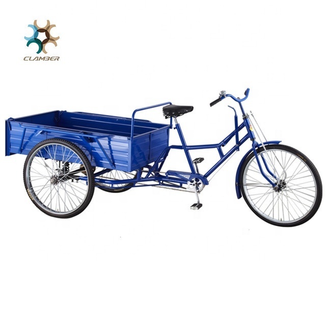 3 wheel adult manpower bike Bicycle tricycle with back seat