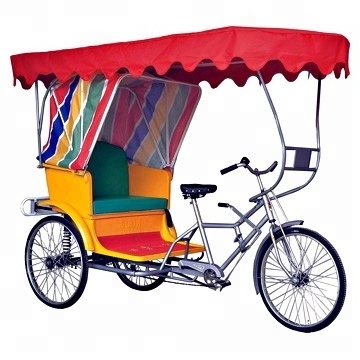 NEW MODEL TWO SEAT PEDICAB SINGLE SPEED MODEL TC98 pedicab rickshaw