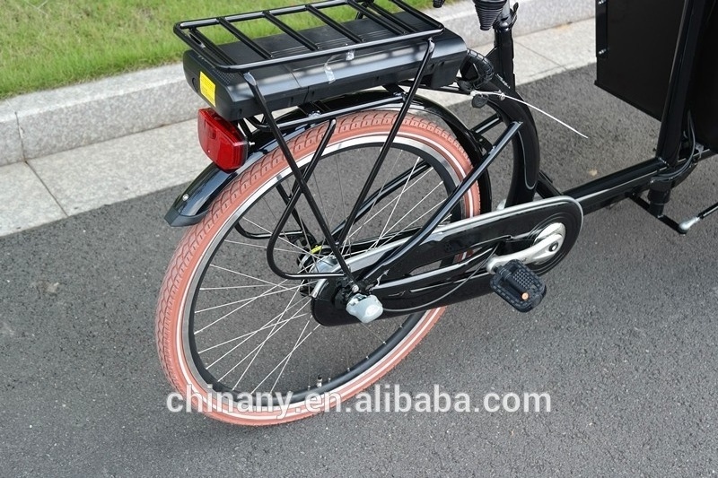 2 Wheel 36V family Electric Cargo Bike for Mother and Baby