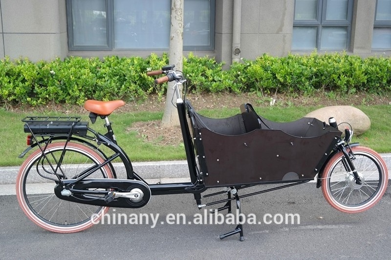 2 Wheel 36V family Electric Cargo Bike for Mother and Baby