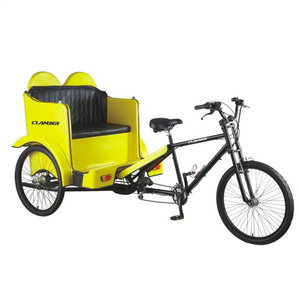 Three wheels hydraulic disc brake cargo bike trike pedicab TC8002