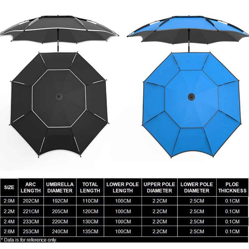 Wholesale Price Outdoor Camping Fishing Foldable Waterproof Rotatable Beach Umbrella