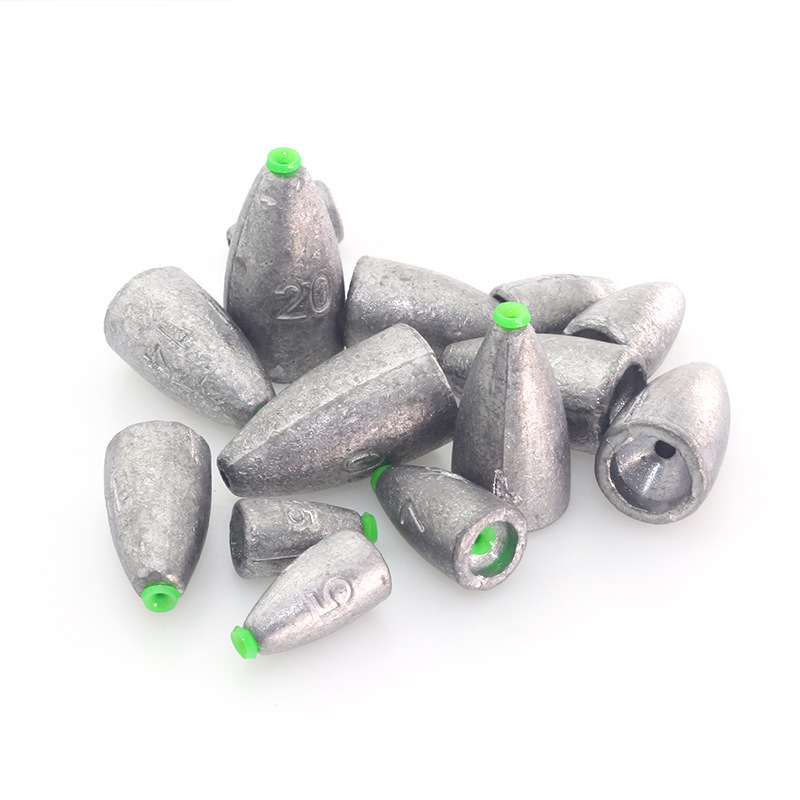 Outdoor Fishing Lead Bullet Fishing Sinkers Flipping Weight For Freshwater Saltwater Fishing