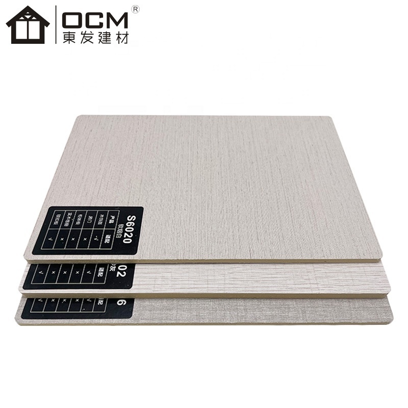 Lightweight Eco Friendly Bamboo Charcoal Veneer White Board Moisture-proof Wall