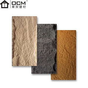 Pu Stone 3d Rock Veneer Stone Wall Panels Artificial Wall Claddings