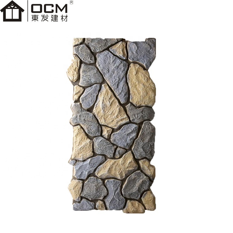 Polyurethane Cultural Stone Faux Pu Artificial Stone Stone Panel Wall