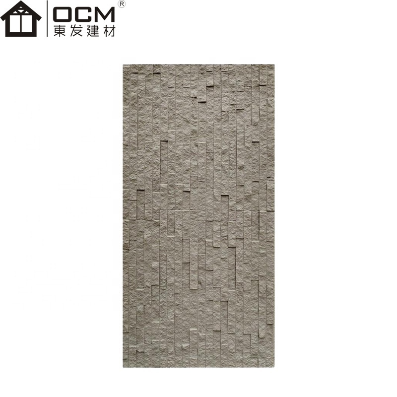 Class B Fireproof Restaurant Wall Design Pu Foam Panel Pu Rock Veneer Stone Wall Panel Pu Wall Panel Design