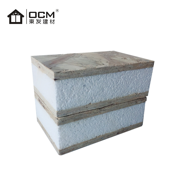 Prefabricated House Building Lightweight Precast Concrete OSB PIR Sandwich Wall Panels