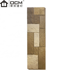 Indoor Artificial Wall Stone Faux Stone Rock Veneer Decorative Wall Panel