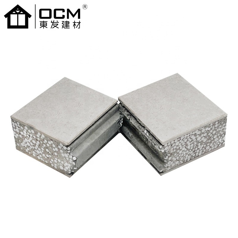 Fire Resistant Roof sip panels exterior wall panels EPS Fiber Cement Board Sandwich Panel