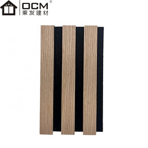 Fireproof Slats Wooden Acoustic Panels Acoustic Panels Design Wood Slat Wall Decorative Acoustic Wall Panel