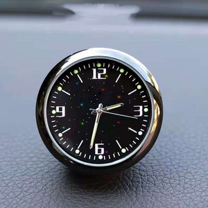 Dashboard Luminous Car Clock Mini Watch Air Vent Clip Mini Decorative Time Display Clock 40mm 2 In 1 Quartz Watch for car