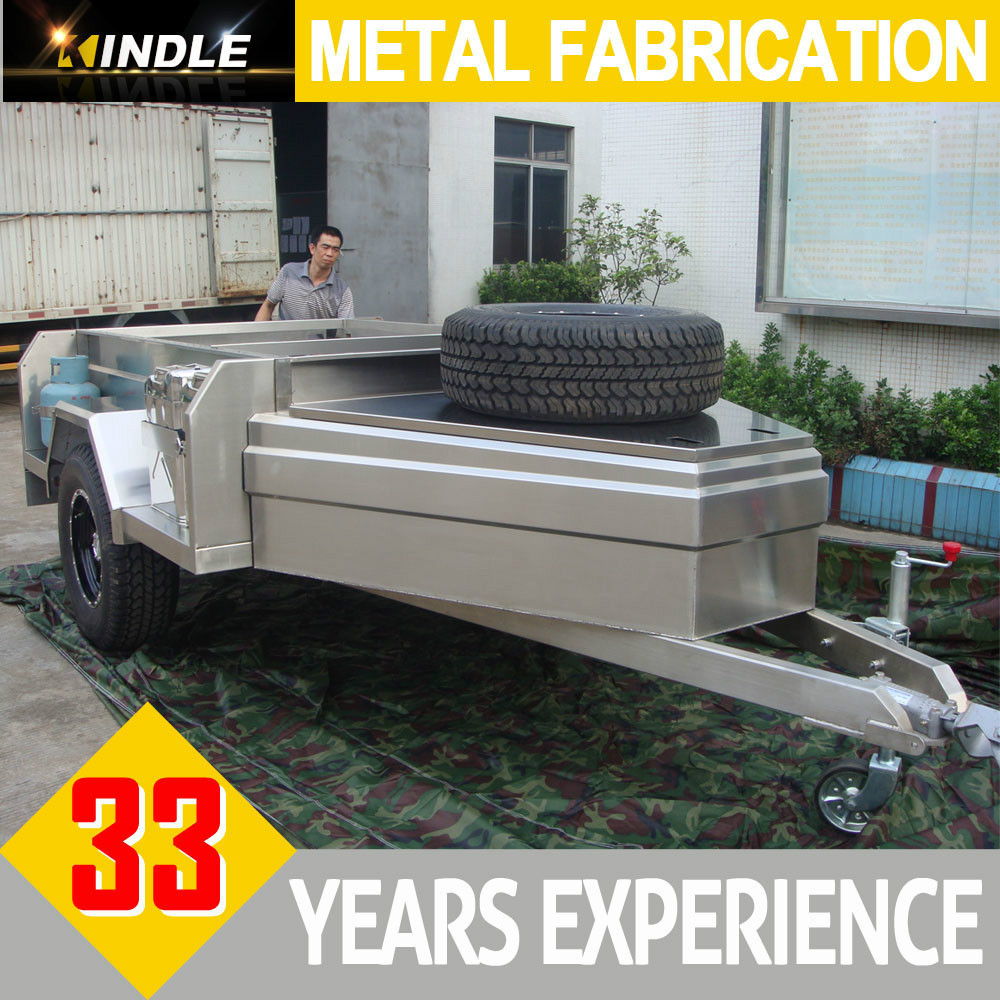 Steel Aluminum Plate Camper Trailer For Sale Europe