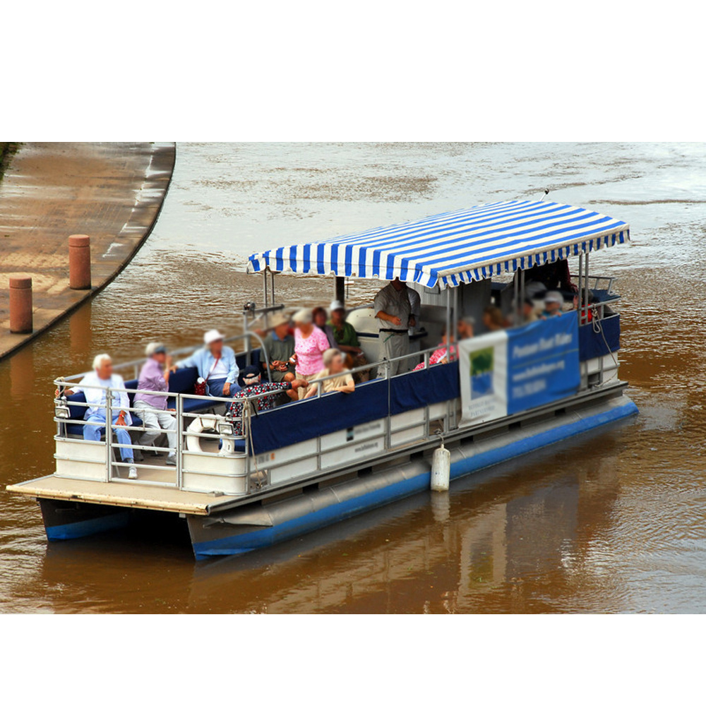 New 12 15 people sightseeing travelling pontoon boat floats full kit