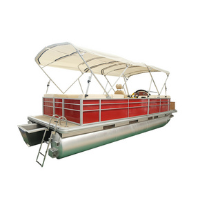 KINLIFE Popular Aluminum Commercial Passenger Pontoon Boats For Sales