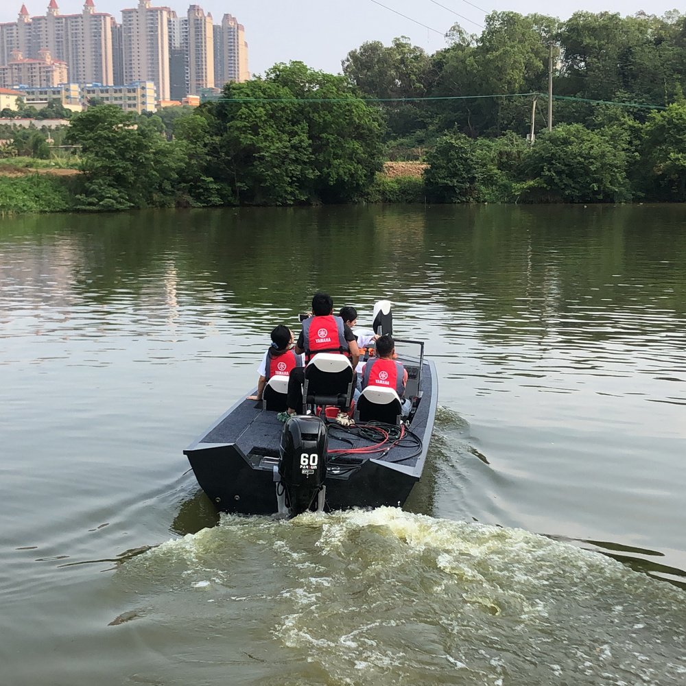 Electric Aluminium Bass fishing Boat