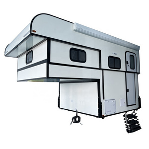 2022 Ecocampor Latest Design Fiberglass Truck Canopy Camper With Extended Roof