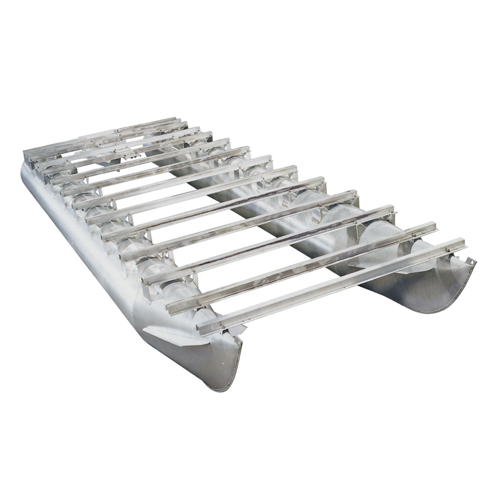 Aluminum frame small pontoon floats for pontoon boat