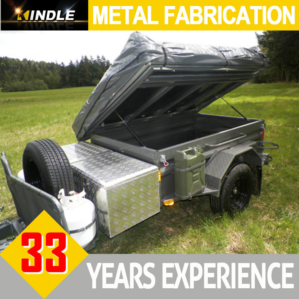 Steel Aluminum Plate Camper Trailer For Sale Europe