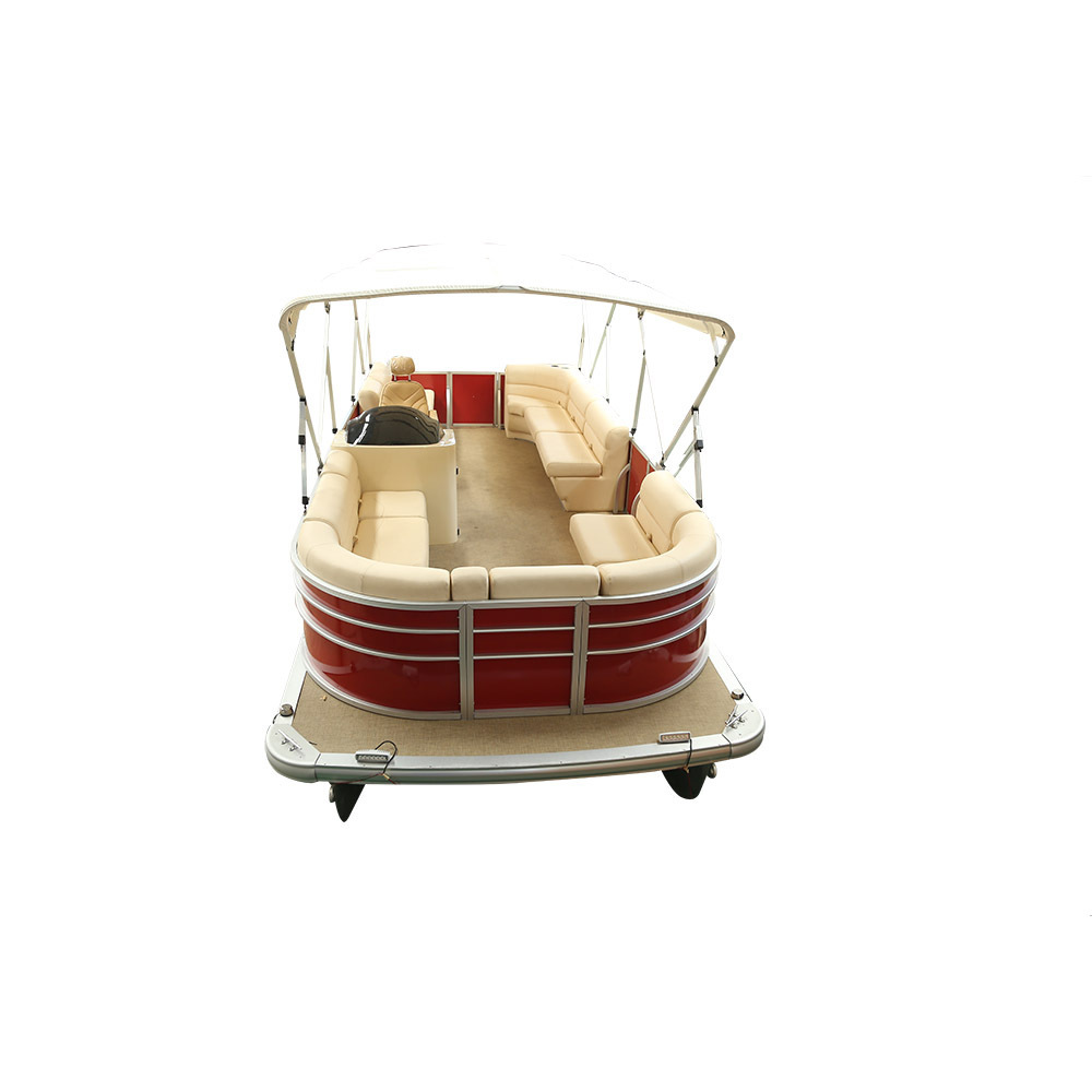 KINLIFE Popular Aluminum Commercial Passenger Pontoon Boats For Sales