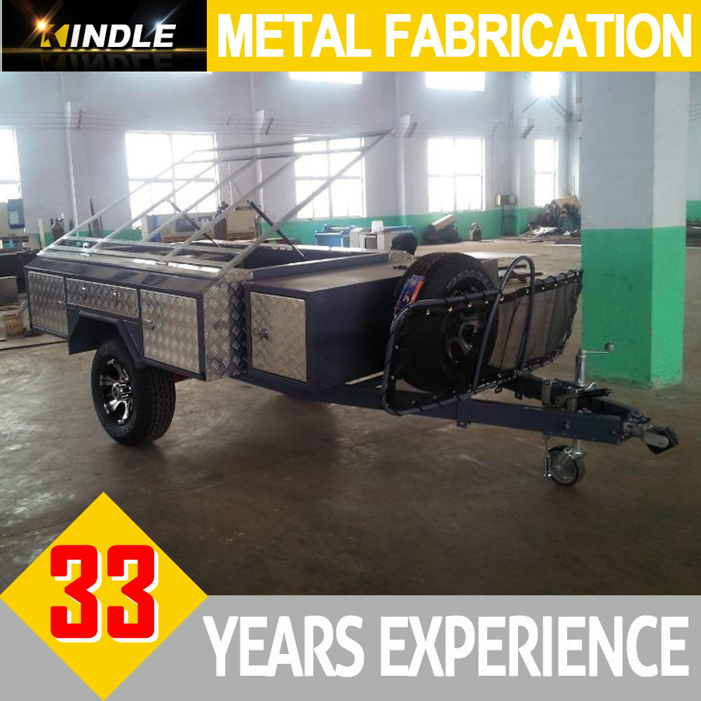 Steel Aluminum Plate Camper Trailer For Sale Europe