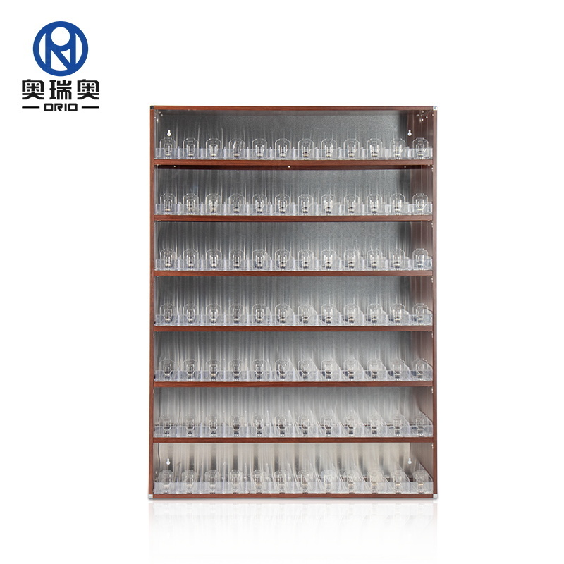 Supermarket Smoking Cabinet  Cigarette Pusher Display Smoke Shop Shelves Pusher Tray Tobacco Shelf Aluminium Display