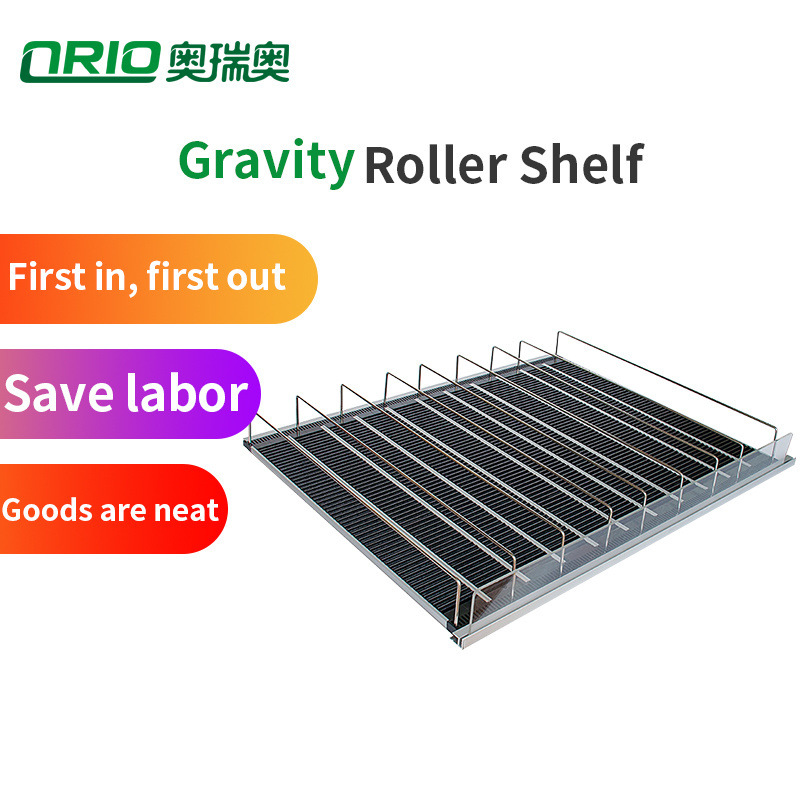 Commercial Store Automatic Shelf Roller System for Supermarket Gravity Feed Shelf