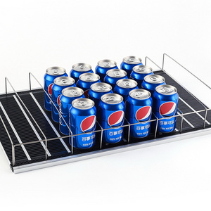 Roller Shelf Hot Sale Seven-Eleven Smart shelf  Flexible Gravity Roller Track Drink Pusher Beverage Cooler Roller Shelf