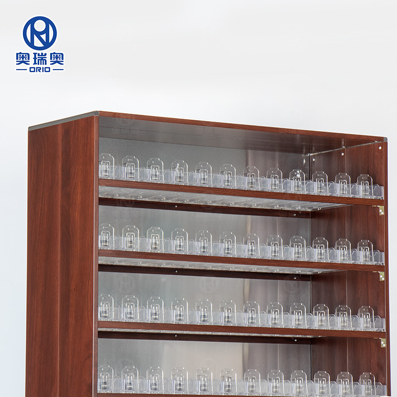 aluminum smoke cabinet  factory wholesale metal supermarket display racks tobacco shelf  cigarette display cabinet