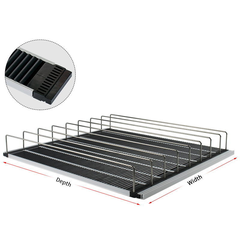 Auto Front Roller Shelves Drink Organizer Gravity Flex Shelf For Display Product Other Store Roller Shelving System