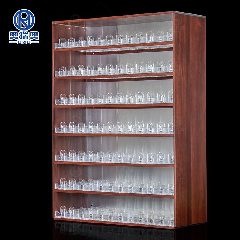 New design Tobacco Shelf desktop metal supermarket  tobacco cigarette display cabinet Shelf Pusher Cigarette Display rack