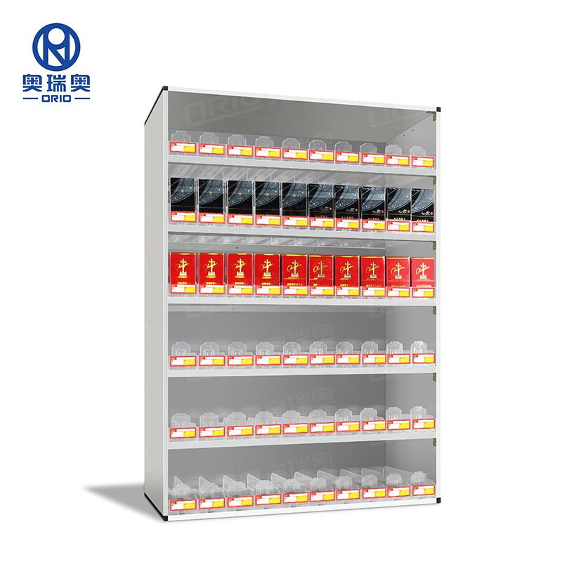 Custom Different Size Tobacco Shelves with Pusher Cigarette Display Racks for Convenience Store