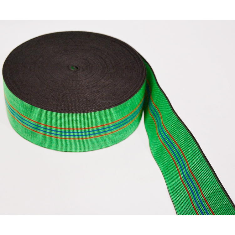 OUTONG Custom Upholstery Furniture Elastic Webbing Strap Tape Elastic Belt Webbing Polypropylene PP Webbing For Sofa